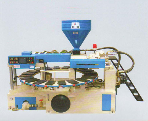 ZG. XZSD1-600 x 20 s automatic disc monochromatic plastic sole injection moulding machine