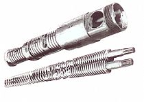 Granulating machine screw cylinder